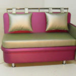 Canapé pliant miniature bicolore