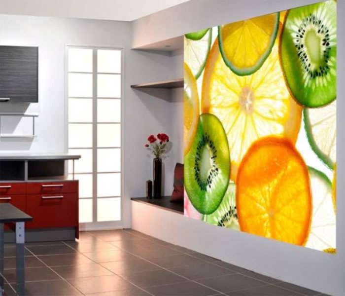 Fond d'écran photo de fruits dans la cuisine.
