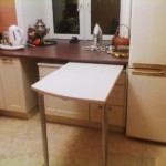 Buzdolabı ile uzatılabilir mutfak masası