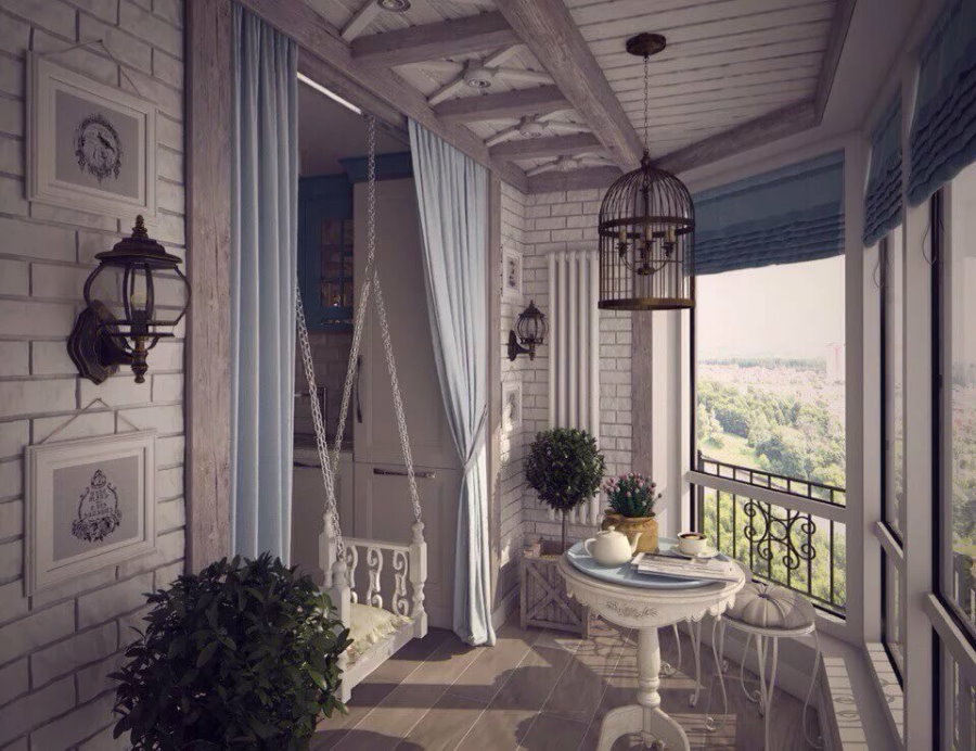 Provence balkon iç