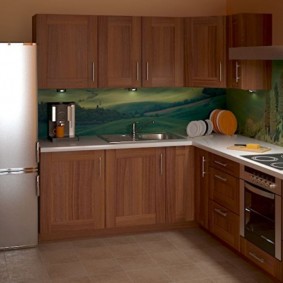 9 m2 alan fotoğraf ile mutfak tamiri