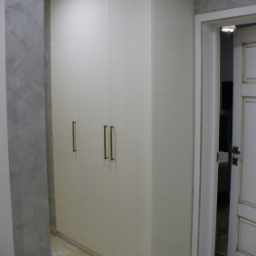 خزانة ملابس مع الأبواب المتأرجحة إلى الأفكار مدخل قاعة الداخلية